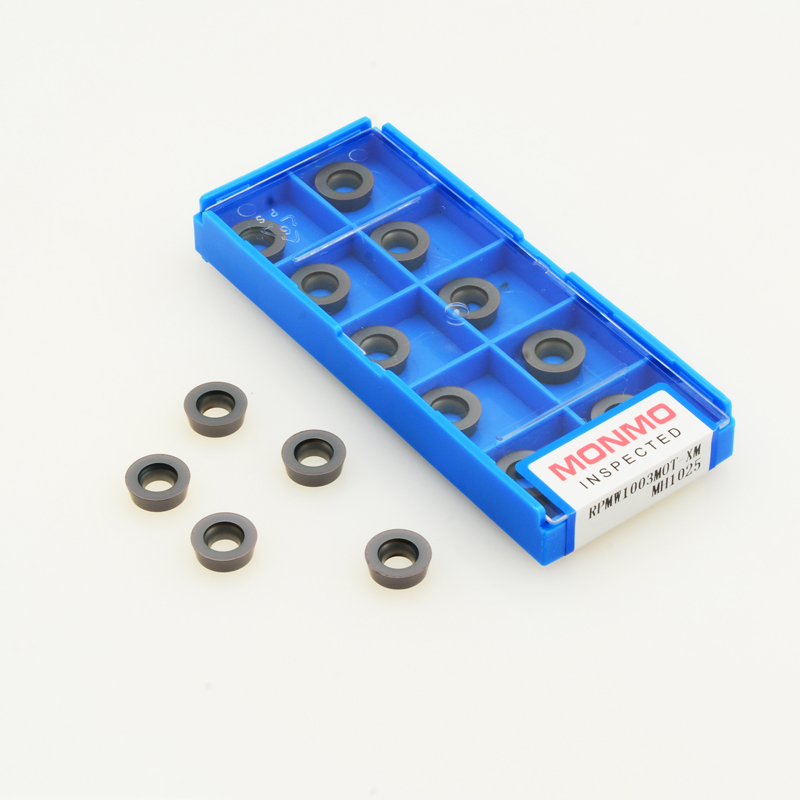 MH1025系列鋼件，預硬鋼刀片專用銑刀片  RPMW1003MOEN-XM飛刀粒
